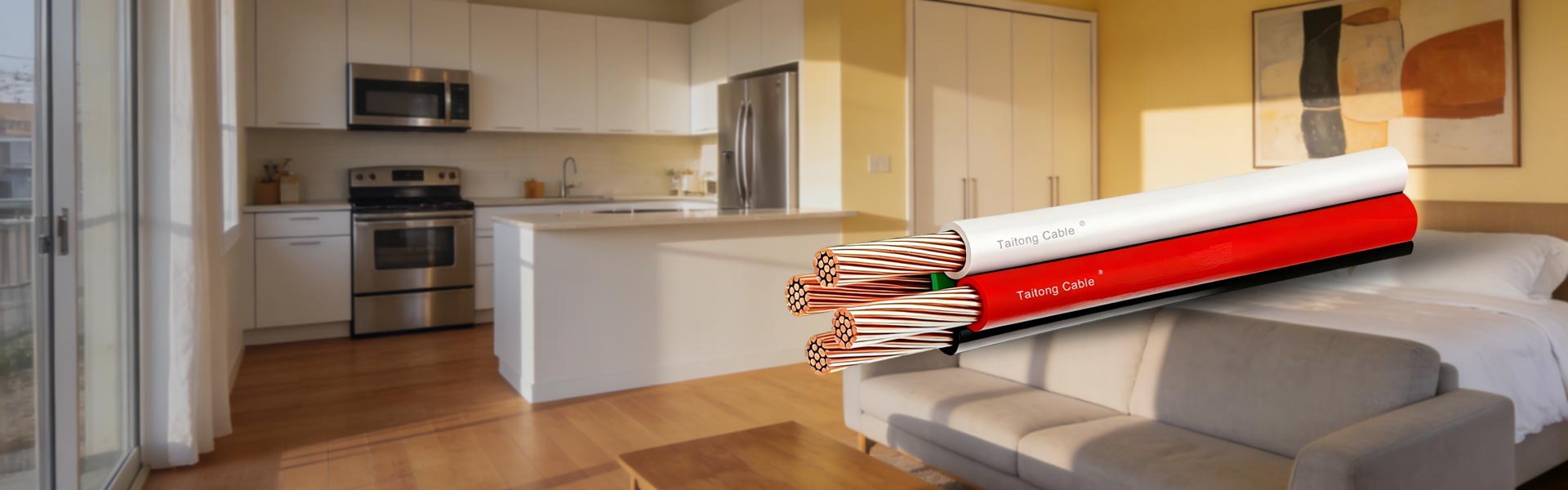 Cố định dây điện xây dựng khu dân cư