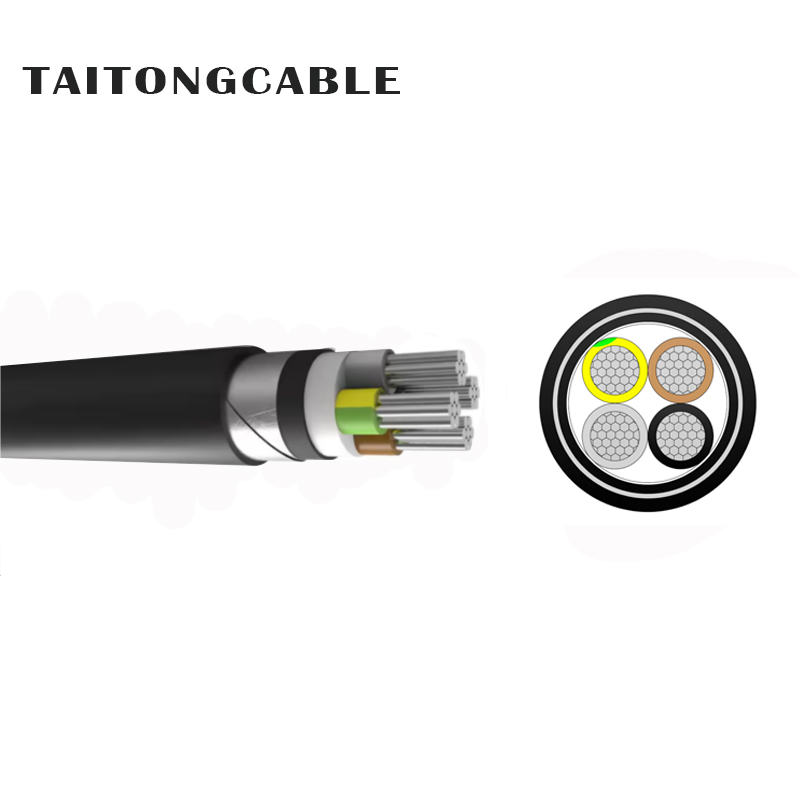 Cáp điện có vỏ bọc và cách điện bằng nhôm STA 2 đến 5 lõi STA điện áp thấp