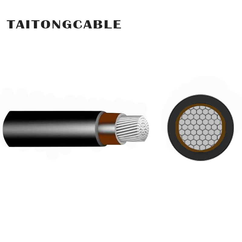 Dây dẫn nhôm lõi đơn điện áp thấp, vỏ bọc PVC cách điện PVC, không có giáp